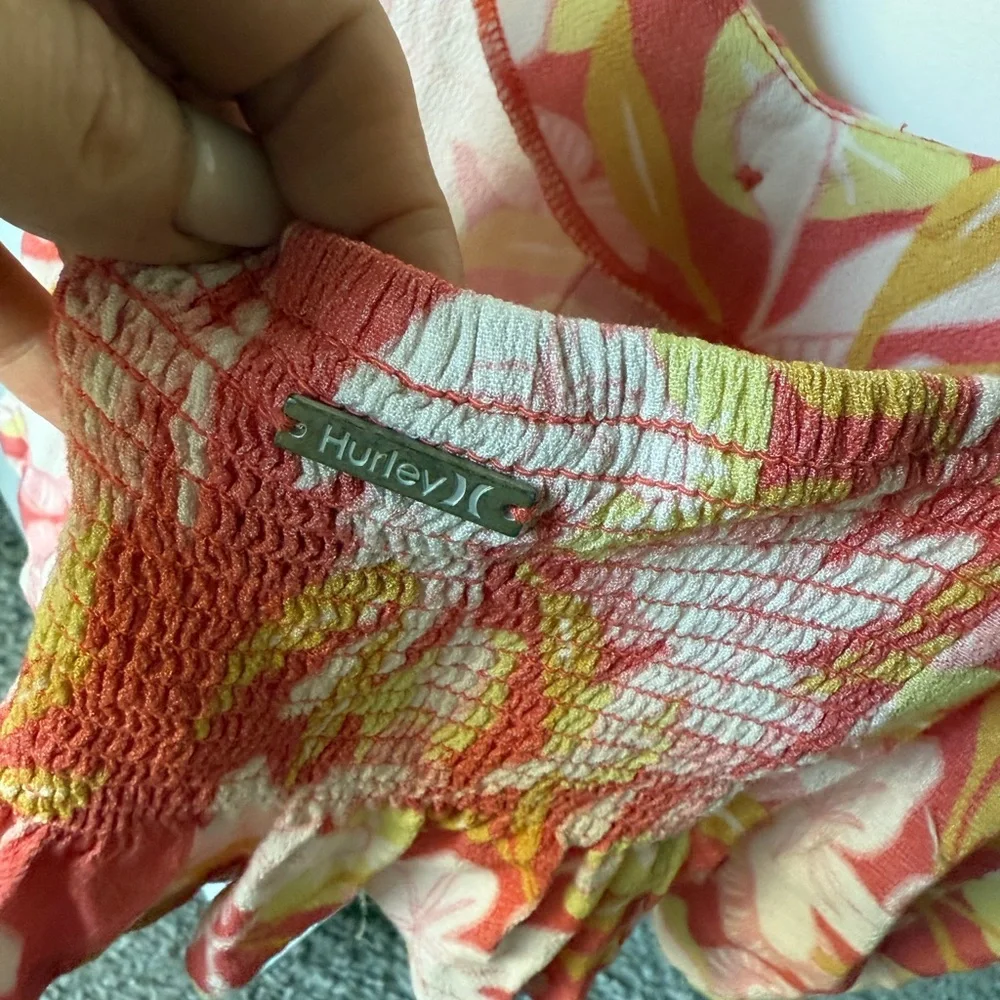 Hurley Pink and Yellow Floral Camisole - Picture 6 of 9